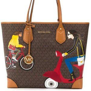 RARE MICHAEL KORS EVA JET SET GIRLS TRAVEL TOTE